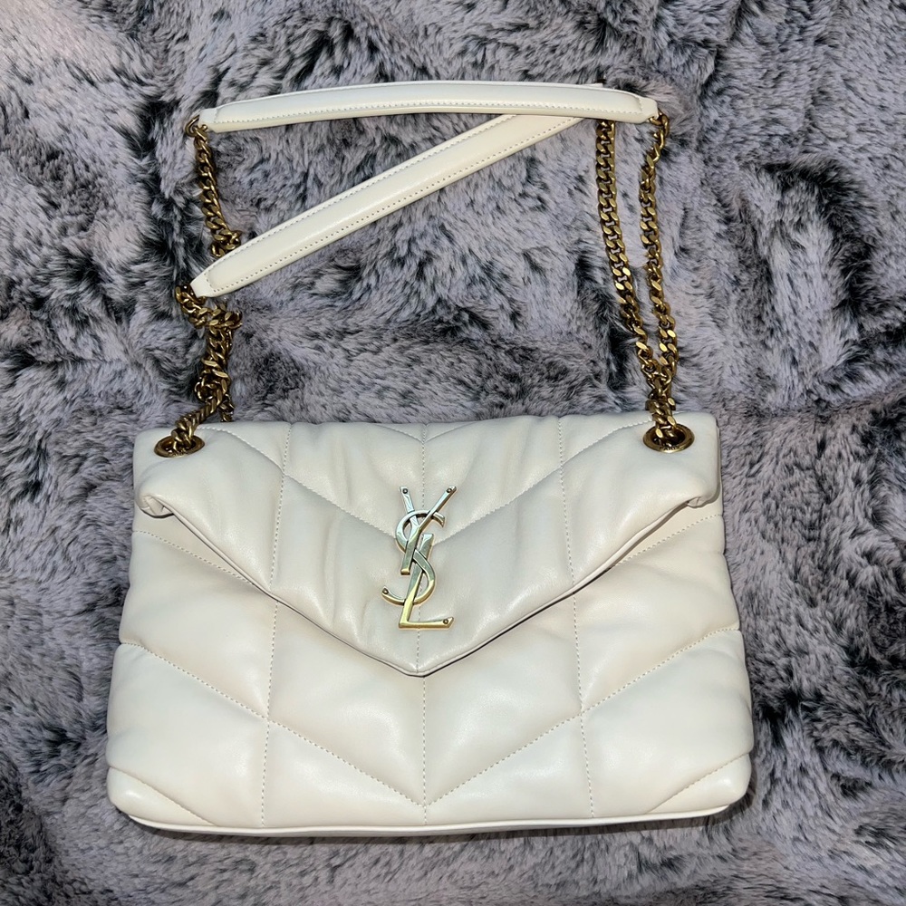 YSL puffer chainbag